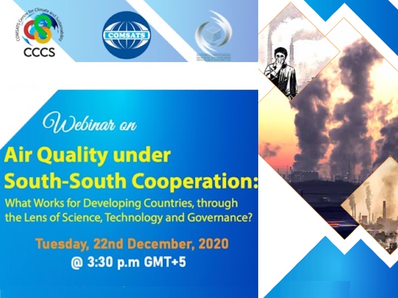 COMSATS Webinar: Air Quality Under South-South Cooperation