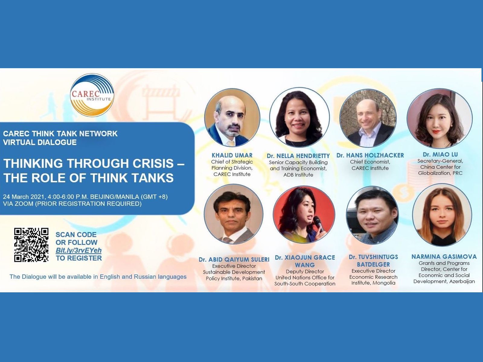 CTTN Virtual Dialogue: Thinking Through Crisis – The Role of Think Tanks, 24 March 2021