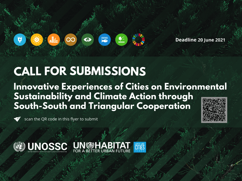 Call for Submissions: Innovative Experiences of Cities on Environmental Sustainability and Climate Action, Deadline 20 June 2021