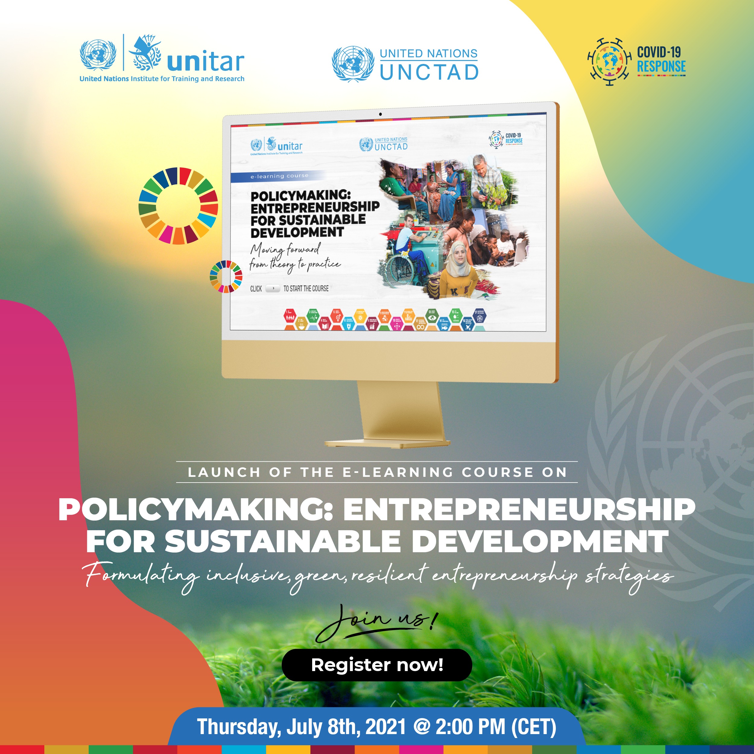 Entrepreneurship Policy for Sustainable Development – E-learning Course Launch Event, 8 July 2021