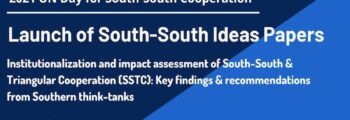 2021 UN Day for SSC Side-event: Launch of South-South Ideas Papers, 13 September 2021