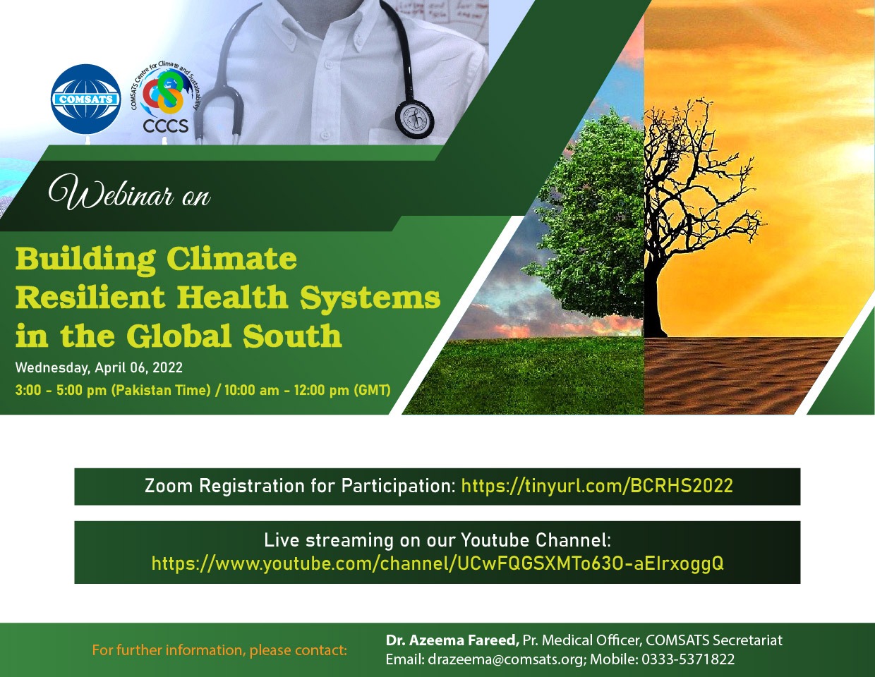 COMSATS Webinar on Building Climate-Resilient Health Systems in the Global South