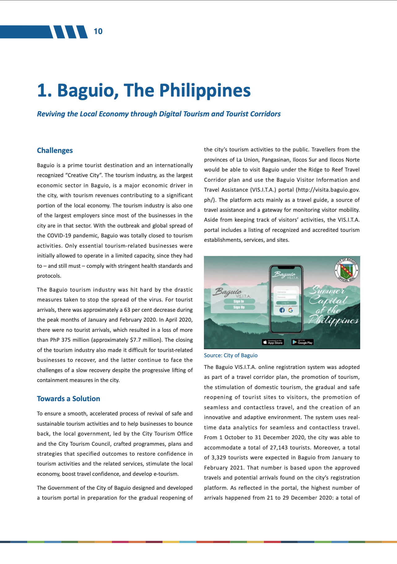 Reviving the Local Economy through Digital Tourism and Tourist Corridors – Baguio, The Philippines