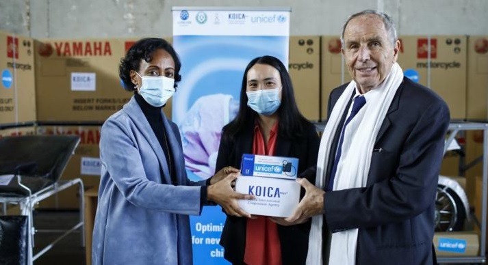 Korea Donates Medical, Transportation Supplies to Ethiopia