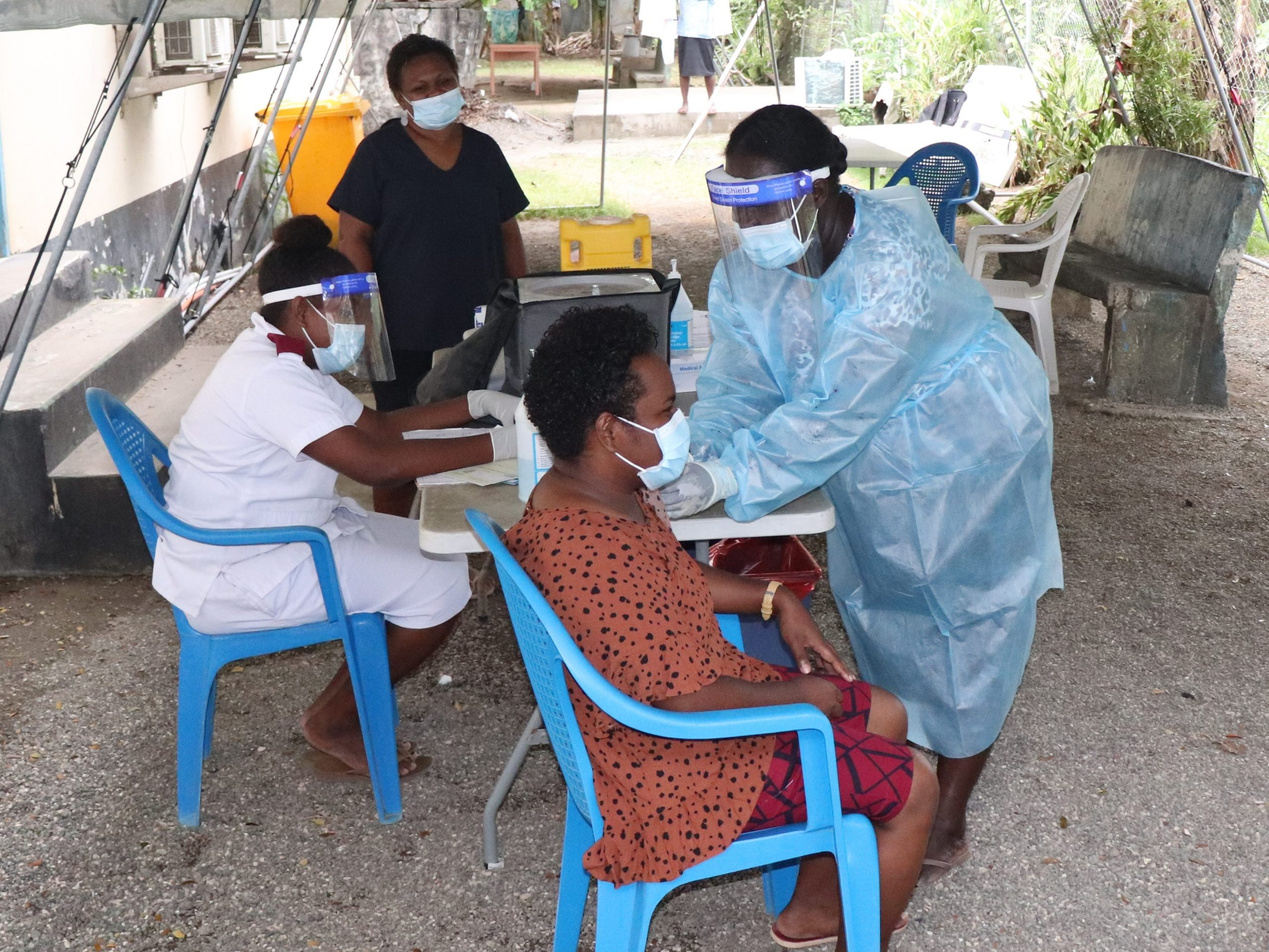 Equipment, Training, and Easy Water Access Protect the Solomon Islands During the COVID-19